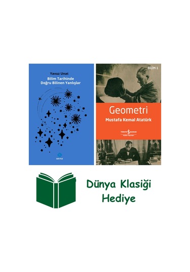 Bilim Tarihinde Doğru Bilinen Yanlışlar + Geometri + Dünya Klasiği Hediye