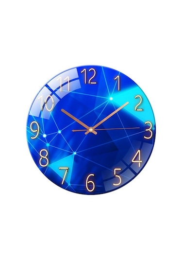 Goldenqian Hainan Shenda Desen Baskılı Duvar Saati - Çok Renkli Gna2yq Renkli