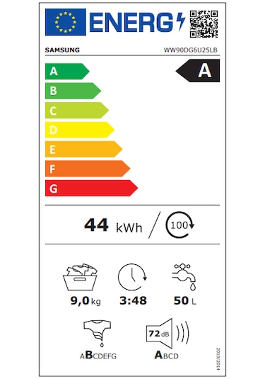 Samsung WW90DG6U25LBAH 1400 Devir 9 KG Çamaşır Makinesi