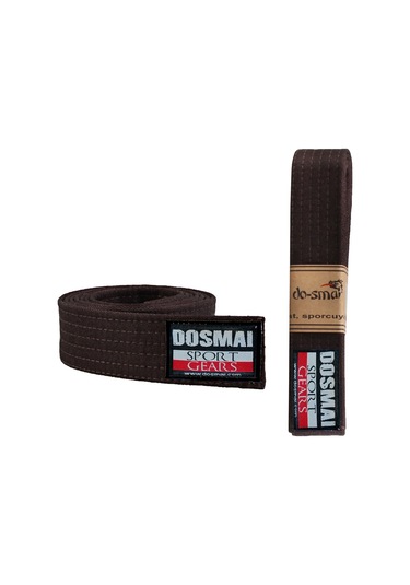 Dosmai Aikido Karate Tek Dolama Kuşak Kahve 200 CM Tk245 Kahverengi