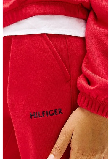 Kız Çocuk Th Geniş Paça Eşofman Altı - Kırmızı Primary Red