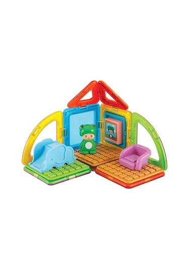 Magformers Mıknatıslı Cube Houseset - Frog - 20 Parça