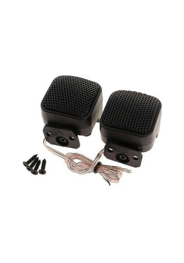 Novahub Araba Ses Tweeter 12v Dc, Güçlü Yüksek Sesli Kare Hoparlör, 2 Adet Siyah, Evrensel Otomobil Ses Sistemi Uygun