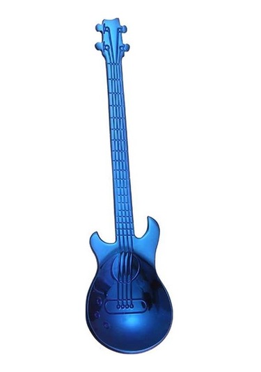 Ulzyvf Müzik Barları İçin 304 Paslanmaz Çelik Gitar Kahve Kaşığı - 5 Renk Diğer