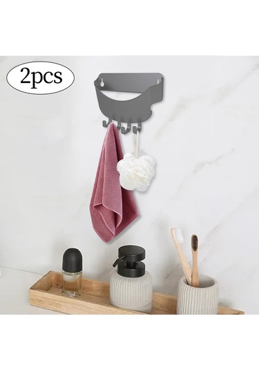 Suntek Giriş Odası Yatak Odası Sundurma Gri 2 Adet Için Kanca