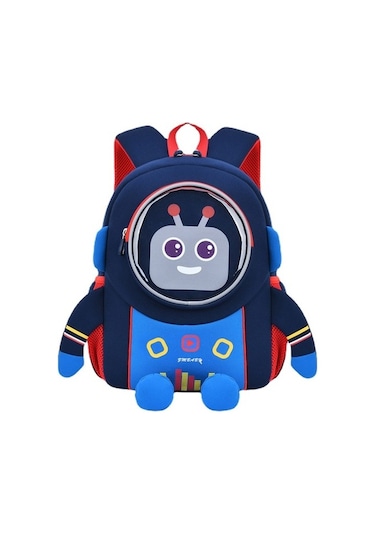 Anaokulu Karikatür Okul Çantası Zcom50 Lacivert
