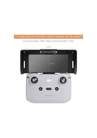 Dji Mavic Air 2 Cep Telefonu Gölgelik Manyetik Katlanır Güneşlik
