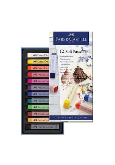 Faber Castell Soft Toz Pastel Boya 12'li Set