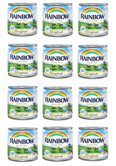 Rainbow Evaporated Milk Quality Milk 12 x 170 G