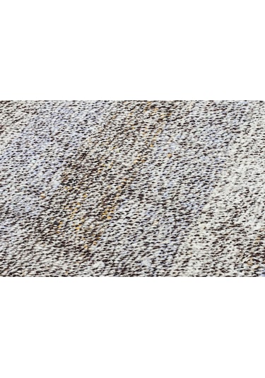 Bej Rengi El Dokuma Çaput Pala Yün Kilim