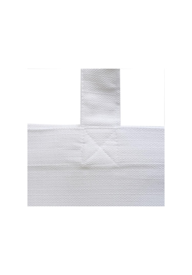 Keten Görünümlü Körüklü Kadın Kol Ve Omuz Çantası Kar Beyaz-1410