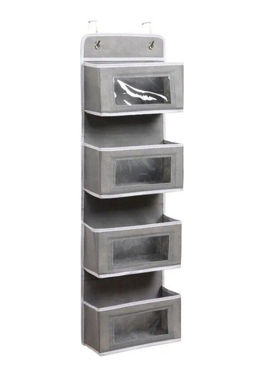 Novahub Grey Non-woven Storage Bag, Wall And Door Hanger, Baby Diaper Bag, Kitchen Storage, Bathroom, Home Organization Gri