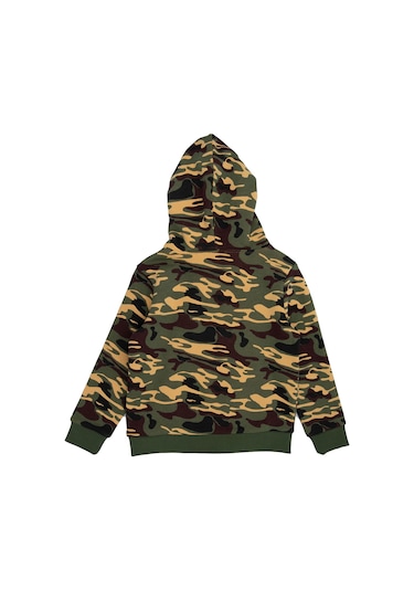 Erkek Çocuk Kamuflaj Desenli Eşofman Takımı Çok Renkli