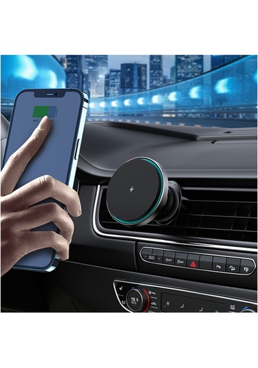 Nettech Ant-chc18 Araç İçi Manyetik Etkili Telefon Tutucu Siyah