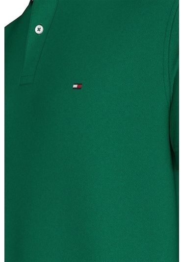 Tommy Hilfiger Tommy Hılfıger Erkek Polo T-shırt Yeşil