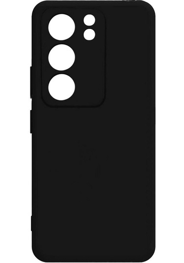 Forzacase Vivo V29 5g Uyumlu Maxim Serisi Mat Silikon Kılıf Siyah