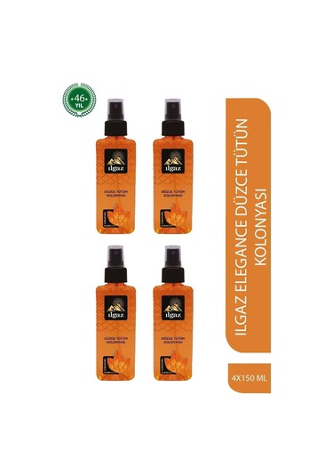 Ilgaz 80 Derece Tütün Kolonyası Sprey 4 x 150 ML