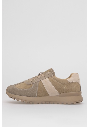 Lufian 122230034 Doris Kadın Hakiki Deri Klasik Sneaker Camel Camel