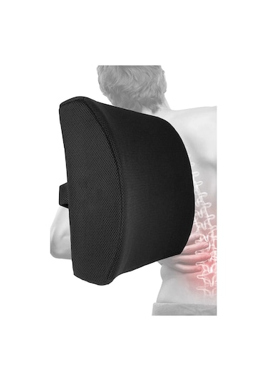Autofresh Ortopedik Araç Oto Bel Destek Minder Yastığı Sırt Minderi Ofis Sandalye Desteği
