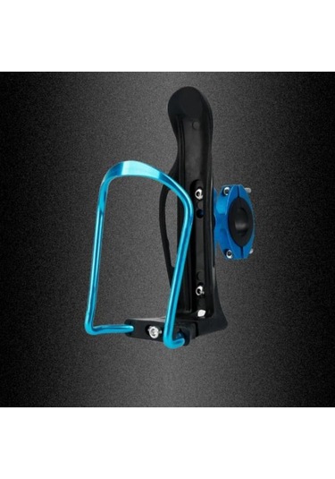 Mavi Mtb Bisiklet Su Şişesi Tutucusu 90 Derece Dönebilen Adaptör İle Bisiklet Bardak İçme Şişe Kafesi Dağ Bisikleti Aksesuarları İçin Mavi