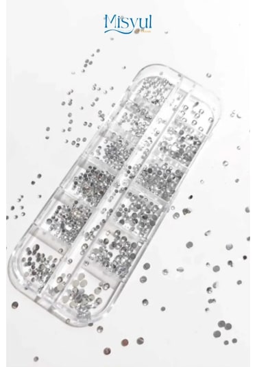 Misyul Swarovski 12 Gözlü Tırnak Süsleme Taşı Mıs-3521
