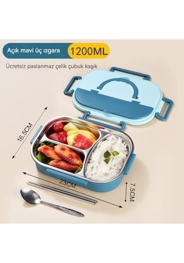 Weichuang01taşınabilir 304 Paslanmaz Çelik Yalıtımlı Öğle Yemeği Kutusu - Pembe