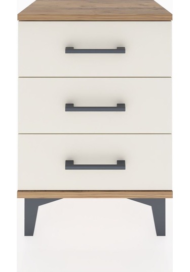 Arges Komodin 3 Çekmeceli 44x30x64 Çam-aytaşı Çam