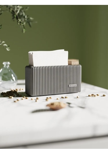 Getknow Home Mutfak Masası İçin Peçetelik 338353095 Gri