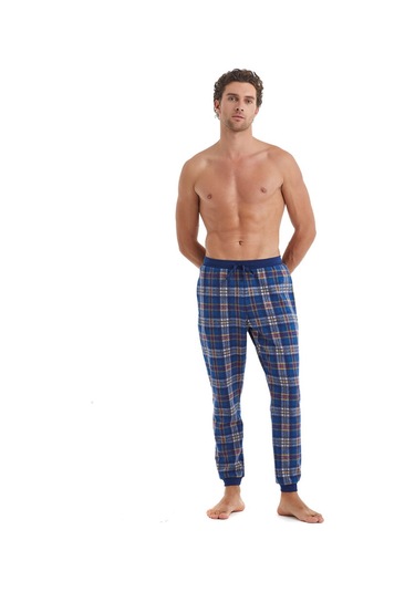 Erkek Pijama Altı 40097 - Mavi