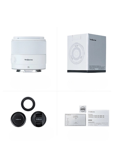 Yongnuo 35mm F1.8s Da Dsm Wl Aps-c Otofokus Wireless Lens, Beyaz Sony E