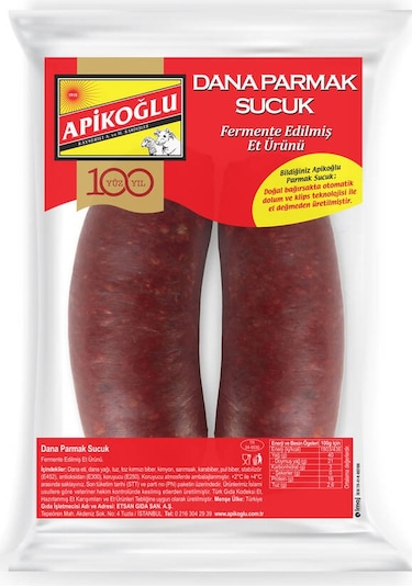 Dana Parmak Sucuk 200 Gr. Üçlü Paket Toplam 600 Gr.