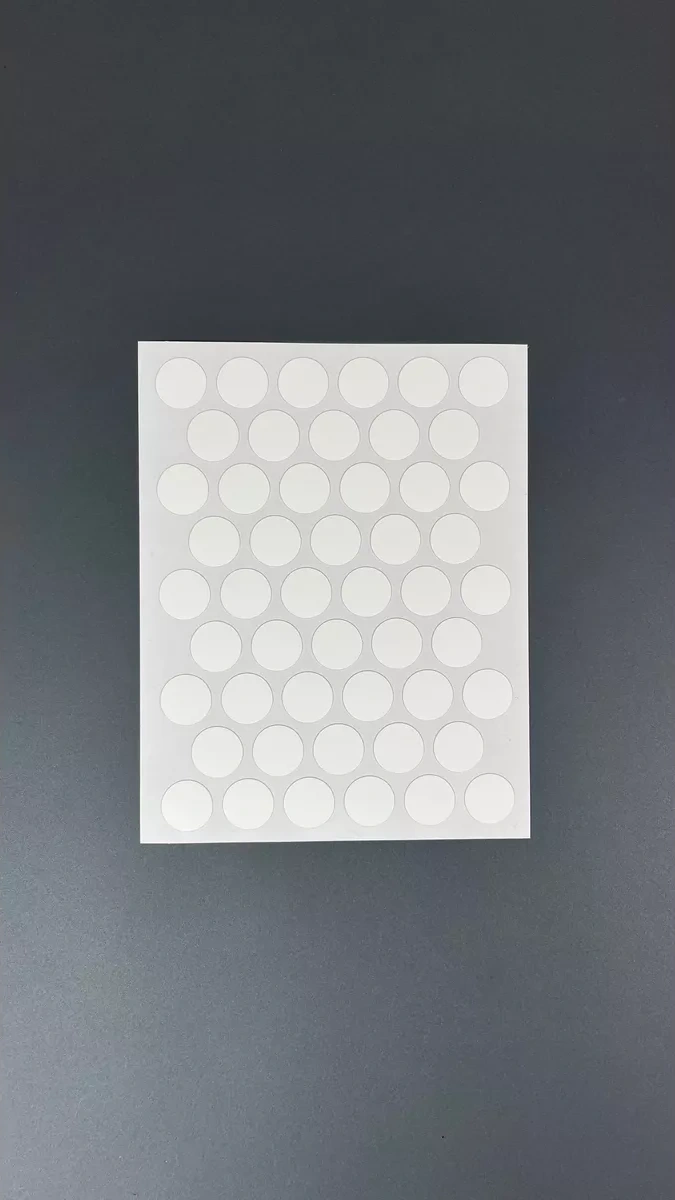 Mebel'naa Furnitura Mystery Mobilya İçin Kendinden Yapışkanlı Tıpa D-14 Mm 50 Adet 231990718 Beyaz