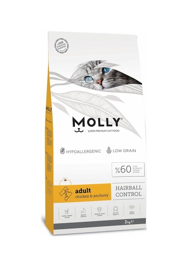 Molly Tavuklu Yetişkin Kedi Maması 2 KG