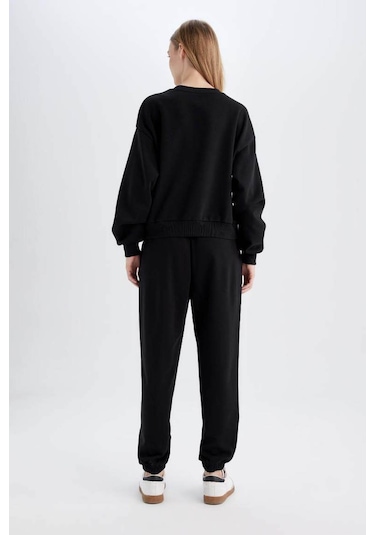Defacto Siyah Kadın Alt-üst Takım D8022ax/bk81 Siyah