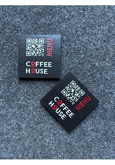 10 Adet Ahşap Qr Menü Otel, Bar, Cafe, Restaurant Barkod Masaüstü Qr Kod