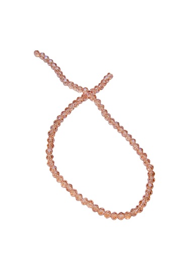 6 Mm Somon Kristal Cam Boncuk 1 Dizi - 80-85 Adet