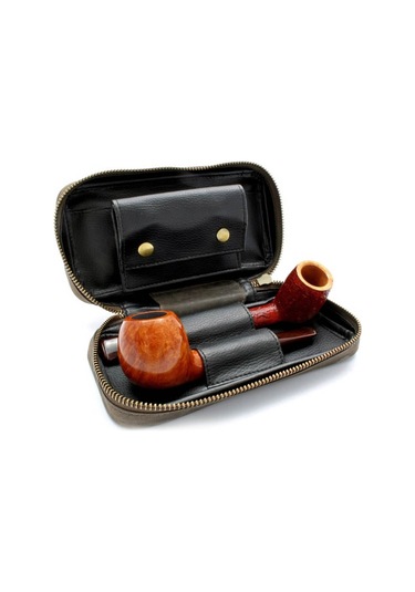 Rattray's Peat Pipe Bag 1 Kahve Deri Pipo Çantası 131540