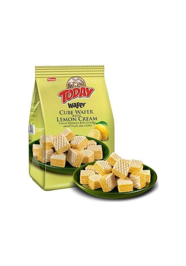 Today Küp Gofret Limonlu 200Gr. (1 Paket)