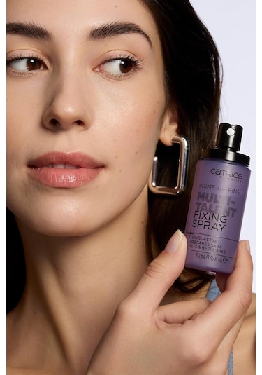 Catrice Prime And Fine Multitalent Sabitleme Spreyi 50ml,şeffaf, Vegan Ve Alkolsüz
