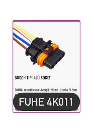 4k011 Bosch Tipi 4 Lü Soket