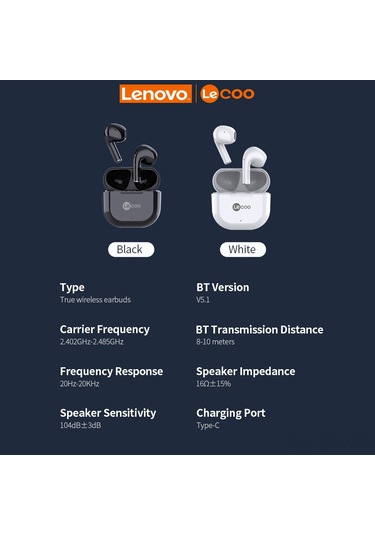 Qingmipy Lecoo C1 Bluetooth 5.1 Kulak İçi Kulaklık: Grafenli Hoparlör, İkili Hd Konuşma, Akıllı Dokunmatik Kontrol, Spor Ve Koşu İçin Siyah