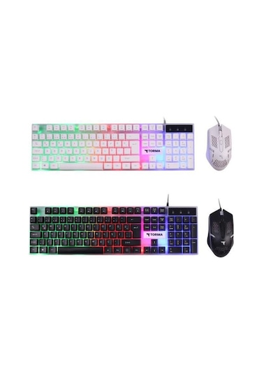 Torima TMK-03 Gaming Rgb Işıklı Kablolu Q Klavye Ve Mouse Seti
