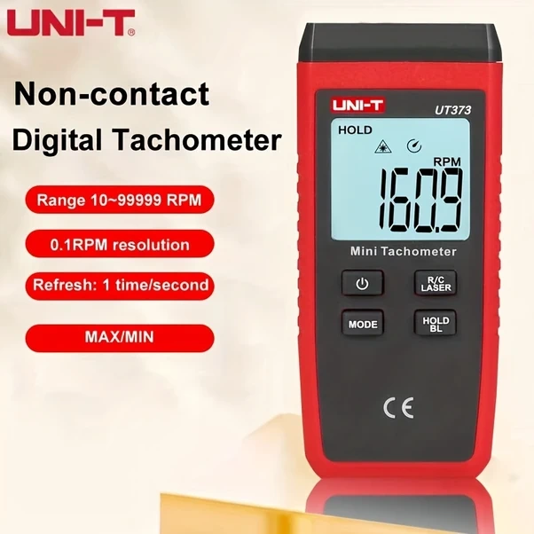 Elmpaly Unı-t Ut373 Mini Dijital Lazerli Dönüş Ölçer Temassız Rpm Metre 10-99999