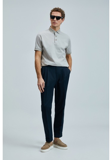 Lufian Erkek Polo Yaka T Shirt 111040228 Bej Bej