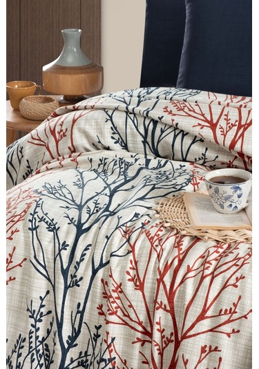 Vionel Home Layla V1 8 Farklı Desenli Pamuklu Çift Kişilik Baskılı Pike