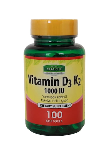 Vitapol Vitamin D3 K2 100 Softgel