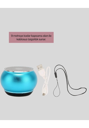 Kablosuz Bluetooth Hoparlör 2-3 Saat Kesintisiz Müzik Keyfi