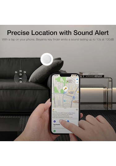 Yifomall F08 Mfı Onaylı Bluetooth 4 Adet - 'bul' Uygulaması İle Çalışır, 10 Ay Pil Ömrü, Siyah Ve Beyaz 2+2