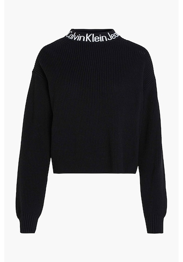 Calvin Klein Kadın Kazak Siyah