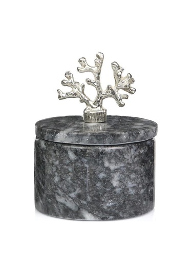 Mermer Tuzluk Baharatlık Doğal Mermer El Yapımı Mermer Baharatlık